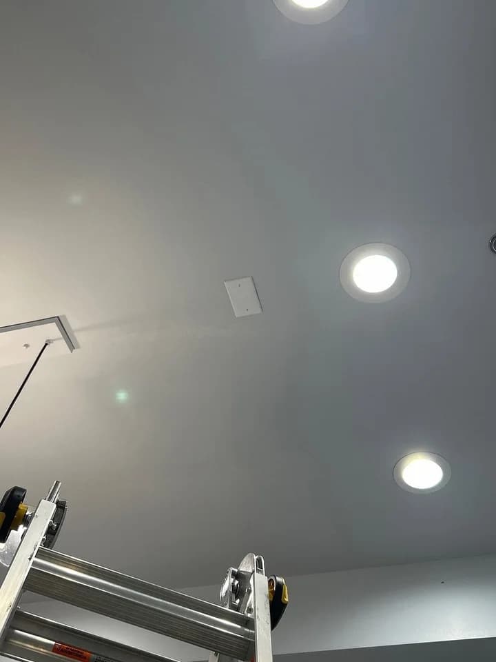 Missing ceiling cover replaced, after