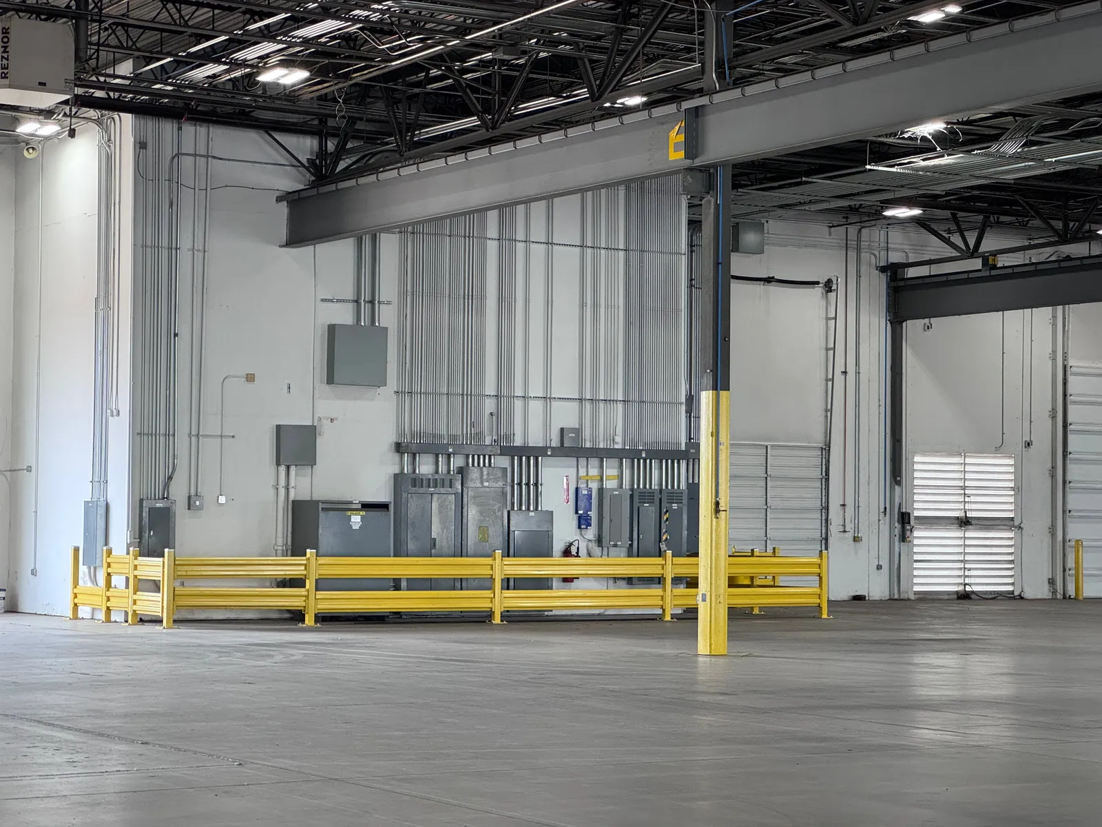 Interior of a light-industrial building in Dallas–Fort Worth